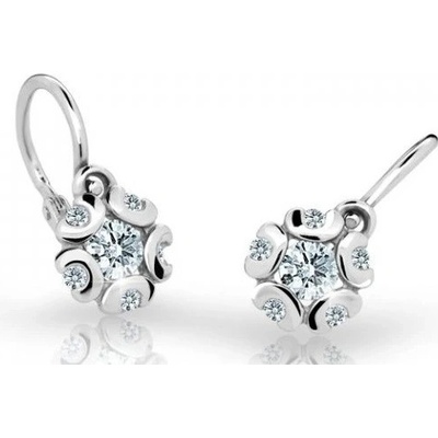 Cutie Diamonds krásne detské náušnice z bieleho zlata s briliantmi DC2178-10-00-X-2