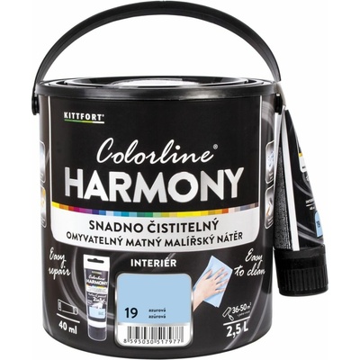 KITTFORT Colorline Harmony 2,5 l azúrová matná