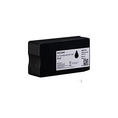 Ricoh Касета с мастило RICOH IJM C180F, 2000 копия, Black (RICOH-INK-C180F-BL)