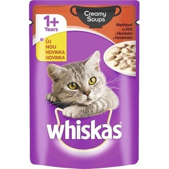 Whiskas Krémová omáčka s hovädzím 85 g