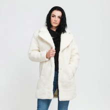 Urban Classics Ladies d Sherpa Coat krémová