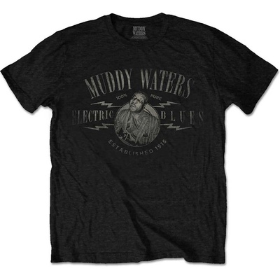Muddy Waters tričko Electric blues Vintage čierne