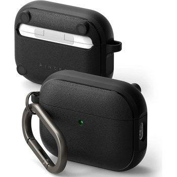 Ringke Силиконов калъф с MagSafe за слушалки Apple AirPods Pro 3 от Ringke Onyx Magnetic - Черен (8800293859369)