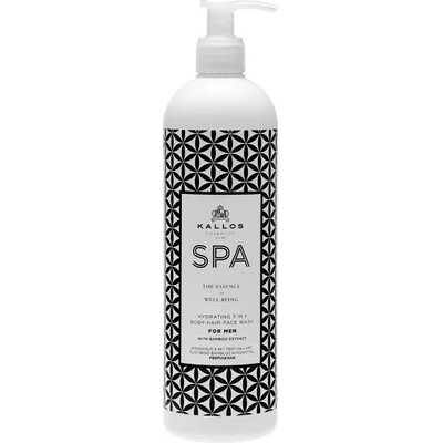 Kallos Cosmetics SPA For Men Hydrating 3 in 1 hydratačný sprchovací gél 3 v 1 500 ml
