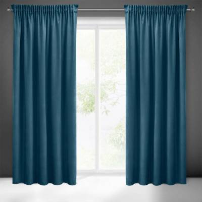Pierre Cardin ZATEMŇOVACÍ ZÁVĚS NA PÁSCE PIERRE CARDIN SIBEL 140X270 CM TMAVĚMODRÁ