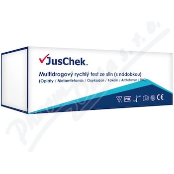 JusChek Multidrogový rychlý test ze slin 1 ks