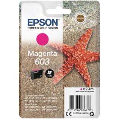 Epson 1LB Singlepack Magenta 603 Ink (C13T03U34010)