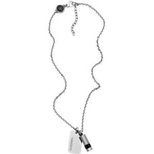 Diesel Мъжко колие Diesel DOUBLE PENDANT - DX1156040 (DX1156040) Часовници