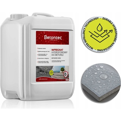 Impregnácia na betón BETONTEC bezfarebná 10 l vodotesná ochranná
