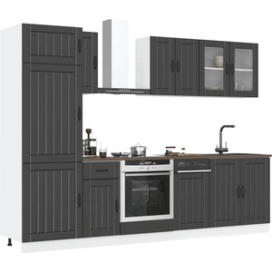 vidaXL Комплект кухненски шкафове от 8 части Kalmar, инженерно дърво (3314802)