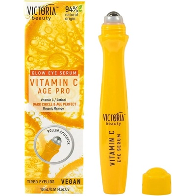 Victoria Beauty Age Pro Озаряващ околоочен серум с витамин C и ретинол, 15 ml