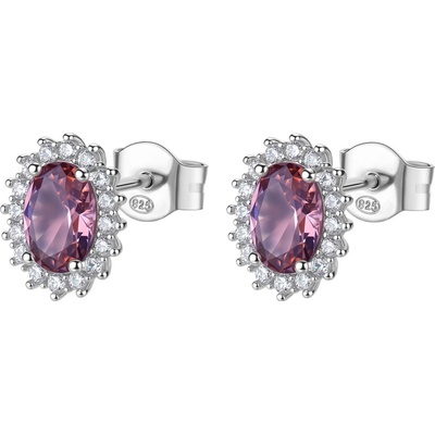 Brosway Elegantné strieborné náušnice Fancy Tender Pink FTP16