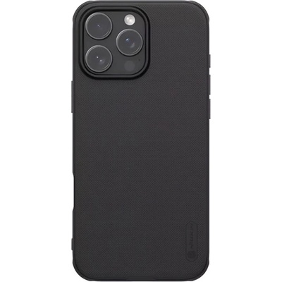 Nillkin iPhone 16 Pro Max NILLKIN SUPER FROSTED PRO пластмасов протектор за телефон, устойчив на удар, грапава повърхност, ЧЕРЕН GP-160515 (GP-160515)