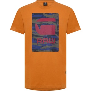 G Star Тениска G Star Camo Box Graphic T-Shirt - Amber