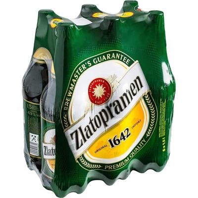 Zlatopramen 11 světlý ležák 11° 1,5 l (pet) – Zboží Dáma