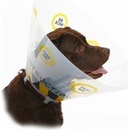 Kruuse Buster Design Collar Plastový ochranný límec s potiskem pro psy, 12,5 cm