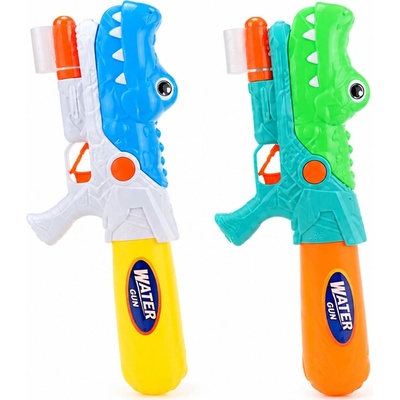 Pistole 2 barvy na vodu Dino 42 cm pumpovací – Zboží Dáma