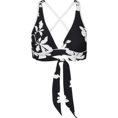 Seafolly Дамско бикини горнище Seafolly Mayflower Multi Fit Longline Tri Bikini top - Black - размер 38 (EU) (150-6642-0114)
