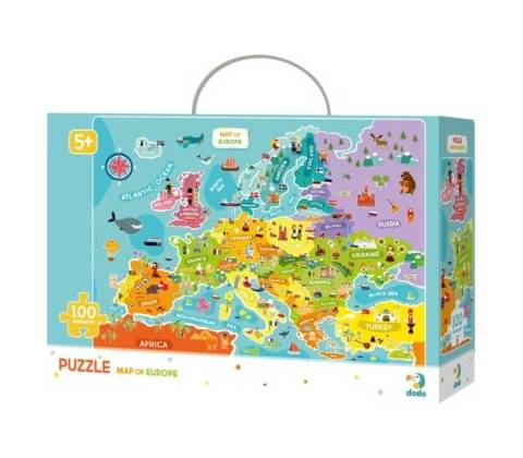 DoDo Mapa Európy 100 dielov