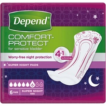 Depend Super Plus inkontinenčné vložky pre ženy 14 x 40 cm savosť 835 ml 6 ks