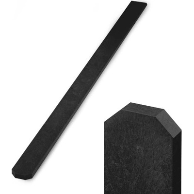 Recyklát plotovka 78x21 mm, tříhranná, černá Délka v mm:: 1500 mm
