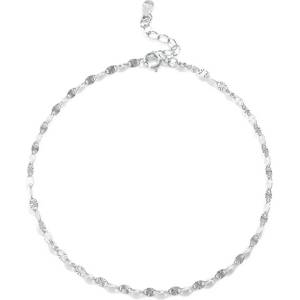 Silenti Jewelry Сребърна гривна за крак "Порядъчност