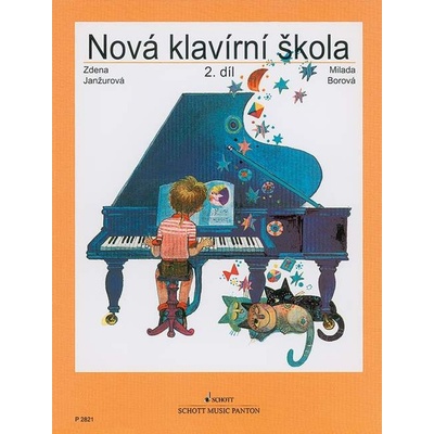 PANTON Nová klavírní škola II. díl - Janžurová Zdena, Borová Milada čeština, sešit
