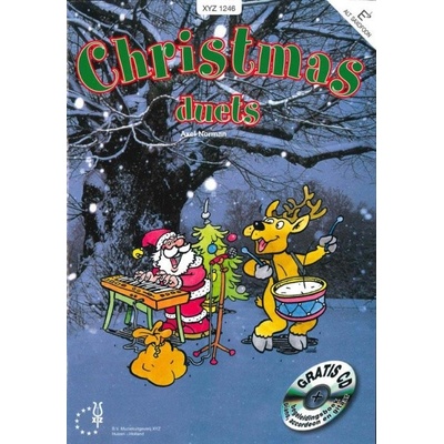 Christmas Duets pre nástroje Es ladenie pre Alto Saxophone Baritone Saxophone Eb Horn a klavír