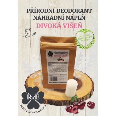 RaE náhradní náplň do přírodního deodorantu roll-on Divoká višeň 22 g