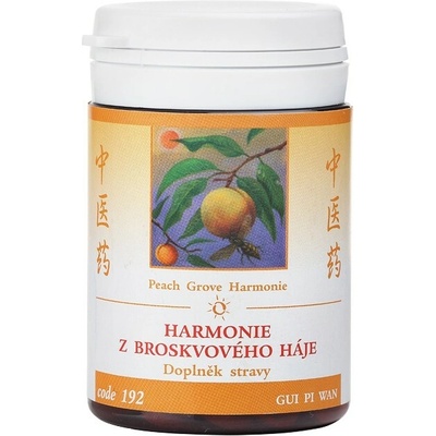TCM Herbs HARMÓNIA Z BROSKYŇOVÉHO HÁJA GUI PI WAN 100 tabliet 30 g
