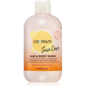 Inebrya Sun Care Hair & Body Wash нежен шампоан за тяло и коса 300ml
