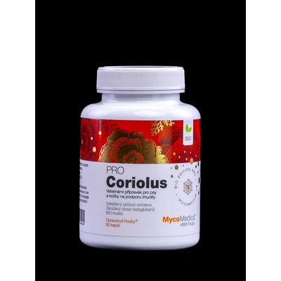 MycoMedica PRO Coriolus 90 rostlinných kapslí – Zboží Mobilmania