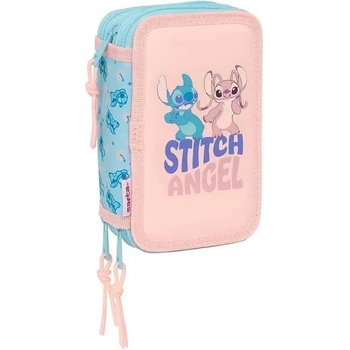 SAFTA Несесер с три ципа safta stitch ohana, 37 части