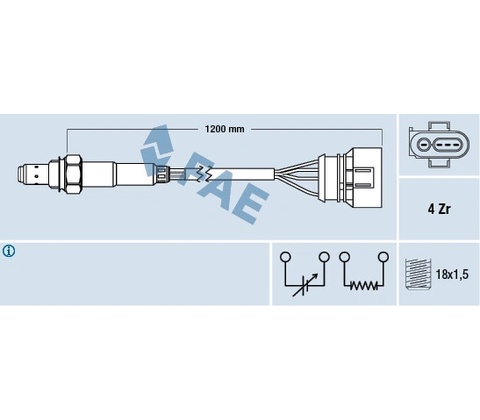 Lambda sonda FAE 77460