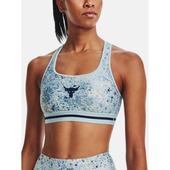 Under Armour UA Project Rock Bra Printed Cпортен Сутиен Under Armour | Sin | ЖЕНИ | XS