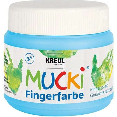 MUCKI Prstová farba 150 ml svetlo modrá