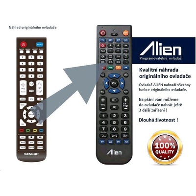 Diaľkový ovládač Alien Sencor SLE3220TC