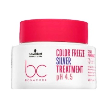 Schwarzkopf BC Bonacure Color Freeze Silver Treatment pH 4.5 Clean Performance Маска за платинено руса и сива коса 200 ml