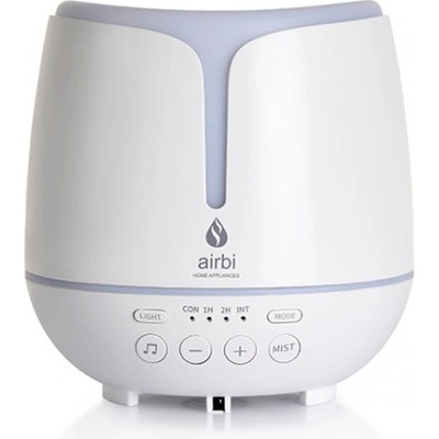 Airbi SONIC Aroma difuzér s bluetooth reproduktorom a osvetlením Tmavé drevo 300 ml