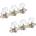 Schaller HNI 1 Baseplate 3+3 Nickel Тунинг част за китара (10330163.31.13)