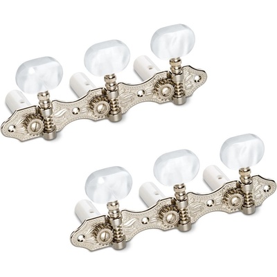 Schaller HNI 1 Baseplate 3+3 Nickel Тунинг част за китара (10330163.31.13)