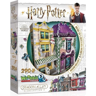 Wrebbit 3D Puzzle Harry Potter Salon Madam Malkinové 290 ks