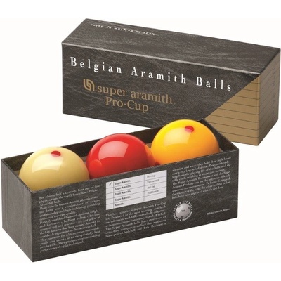Aramith Super Pro-Cup 61,5 mm 3 ks – Zboží Dáma
