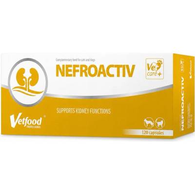 Vetfood NefroActiv podpora ledvin pro kočky 120 kapslí