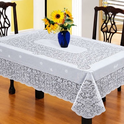 IMPOL TRADE Ubrus PVC ZT602 krajkový vinylový ubrus 110x140 cm