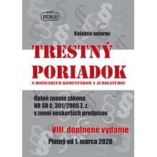 Trestný poriadok s rozsiahlym komentárom a judikatúrou