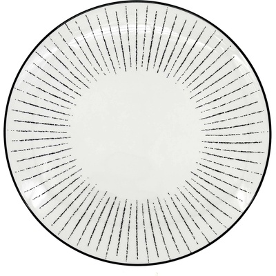 by inspire Mělký porcelánový talíř Linea Dash 27 cm