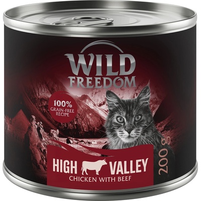 Wild Freedom Adult bezobilné Farmlands hovädzie & kuracie 6 x 200 g
