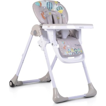 Moni Детски стол за хранене Muffin сив (3801005150687)