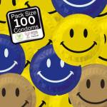 EXS Condoms 100 бр. Класически презервативи EXS Smiley Face